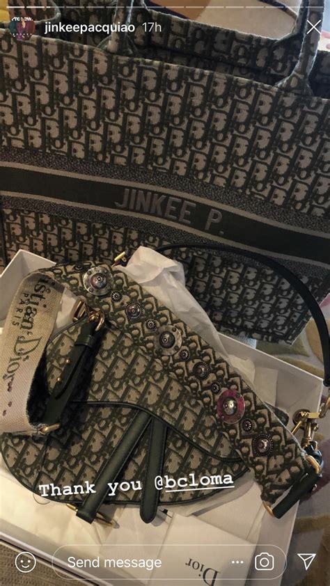 jinkee pacquiao dior bag